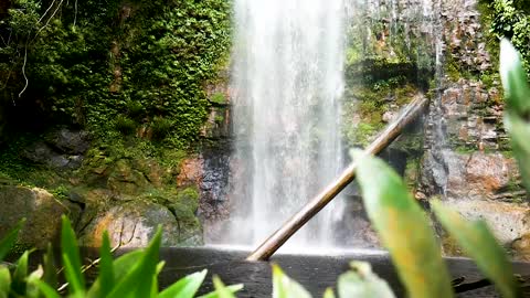 Waterfall for meditation videos