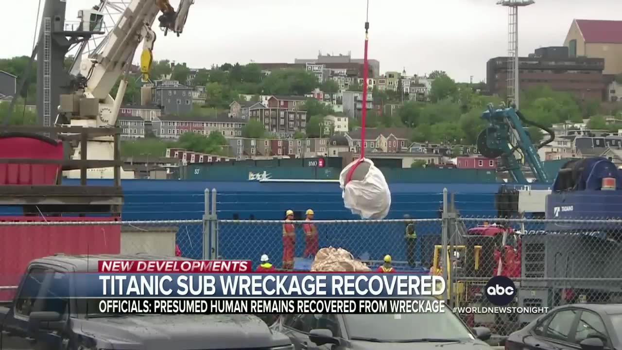 Titan Sub Debris