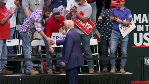 President Trump holds rally in Savannah, Georgia