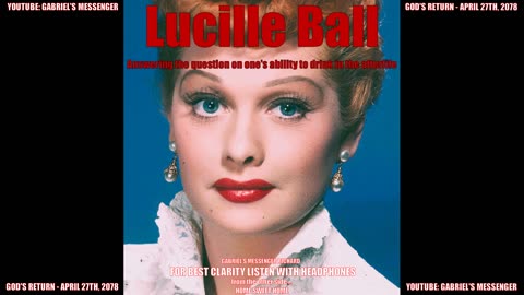 EVP Lucille Ball Answering The Question If You Can Drink In The Afterlife - Spirit Communication