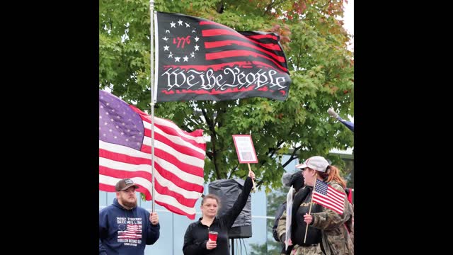 Moog of Elma, NY workers walked out over the forced government mandates pic roll