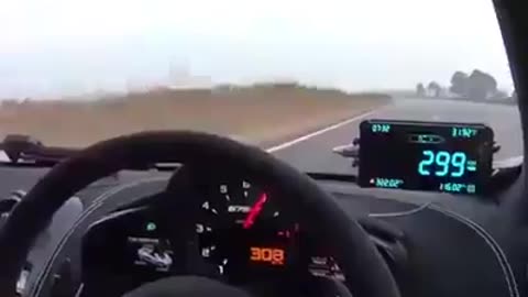 Driving a car in an awesome way