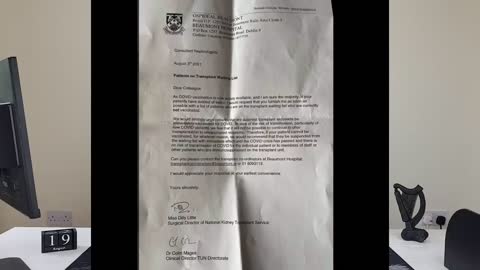 IMPORTANT - No Vaccine No Organs due to COVID-19Nazism