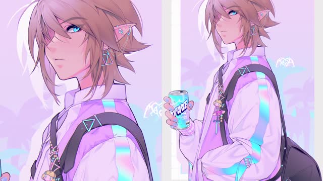 LINK MODERN AU speedpaint