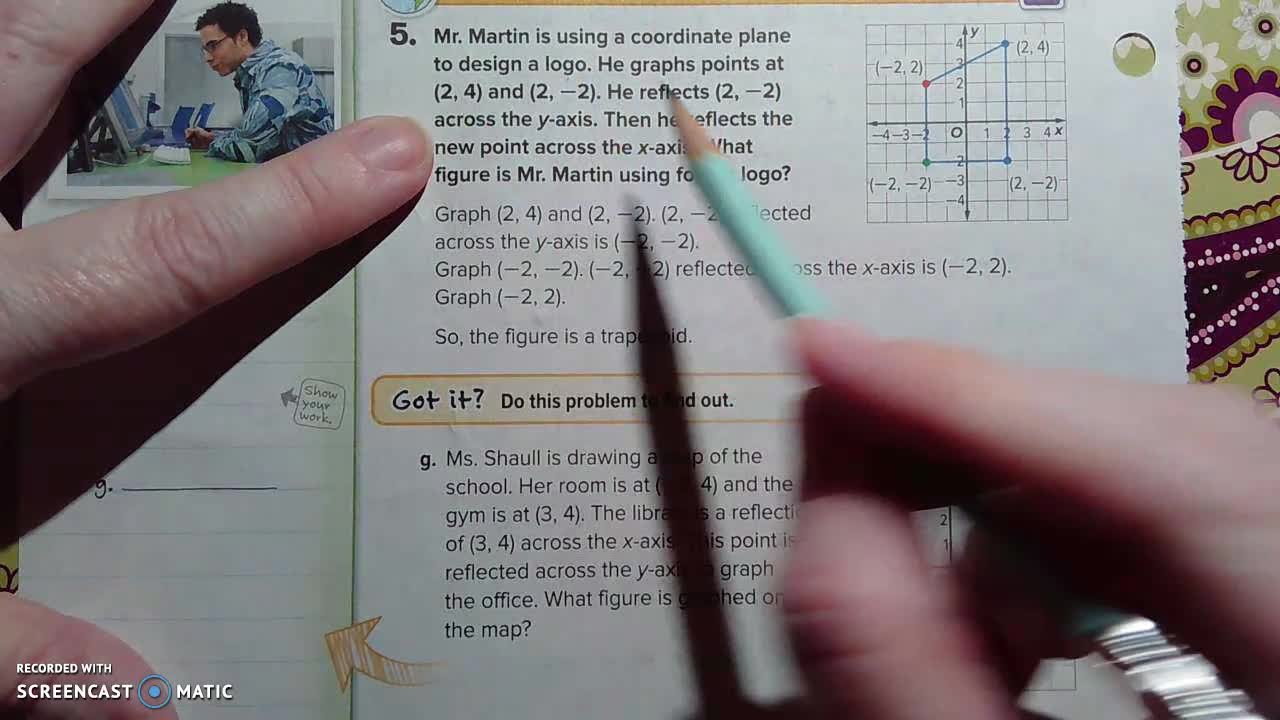 Gr 6 - Ch 5 - Lesson 7 - Graph on the Coordinate Plane