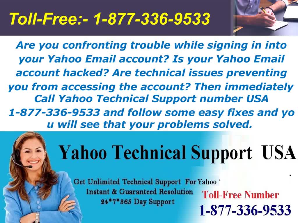 Yahoo Mail Technical Support Number 1-877-336-9533 USA