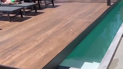 Retractable Deck with Hidden Pool