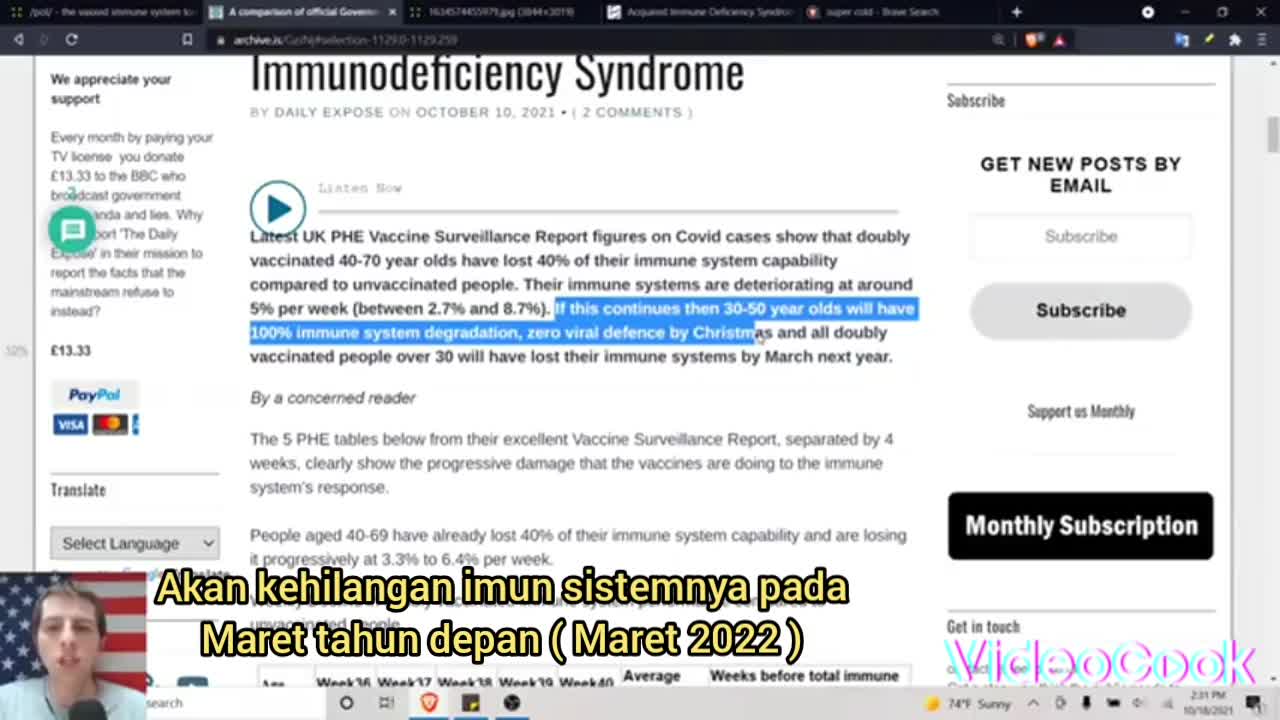 Dokumen menuju AIDS orang vaksin oleh pemerintah Inggris