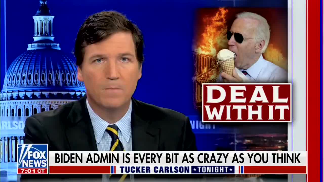 Tucker Carlson rips the Biden admin's proposal to pay illegal alien families reparations of $450000