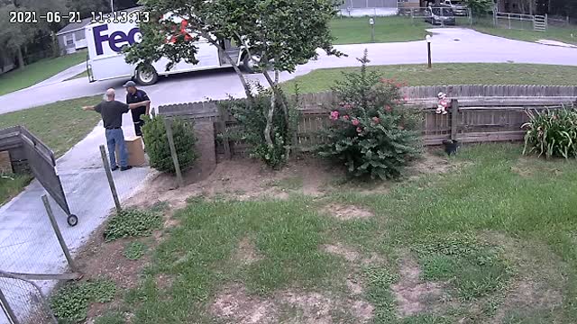 FedEx delivers a new rim to us on 6-21-2021