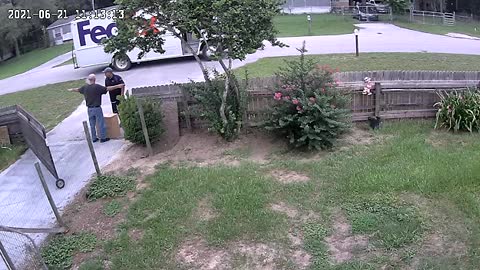 FedEx delivers a new rim to us on 6-21-2021