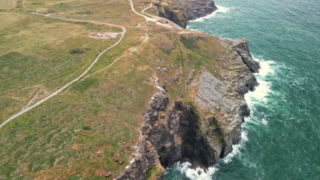 Tintagel flight with the DJI Mini 3 Pro