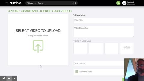 Rumble upload