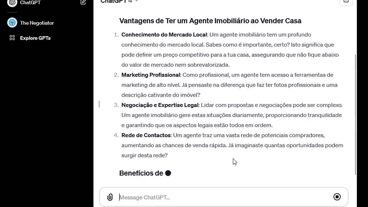 Saber explicar às pessoas as vantagens de trabalhar com um agente imobliário