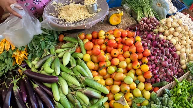 Local Wet Market in Zambales, Philippines