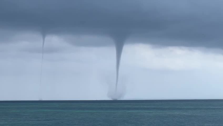 Trombas marinas en Barú