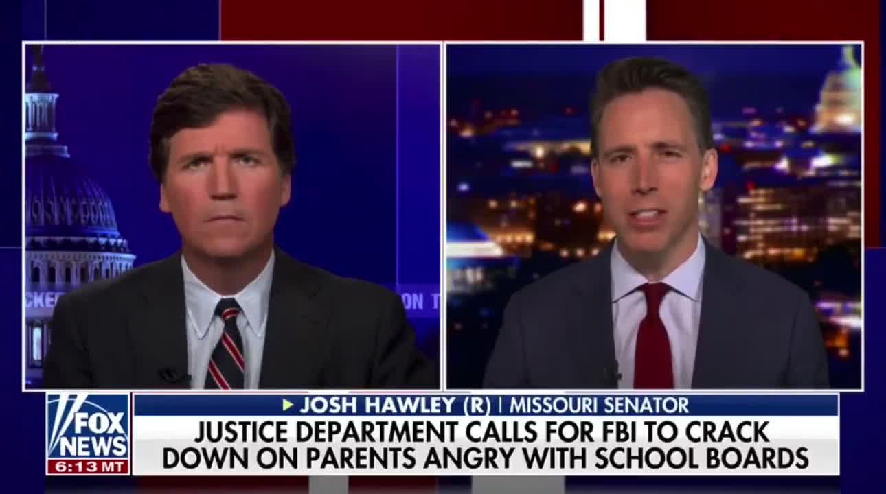 Sen. Josh Hawley on the DOJ being weaponized against concerned parents