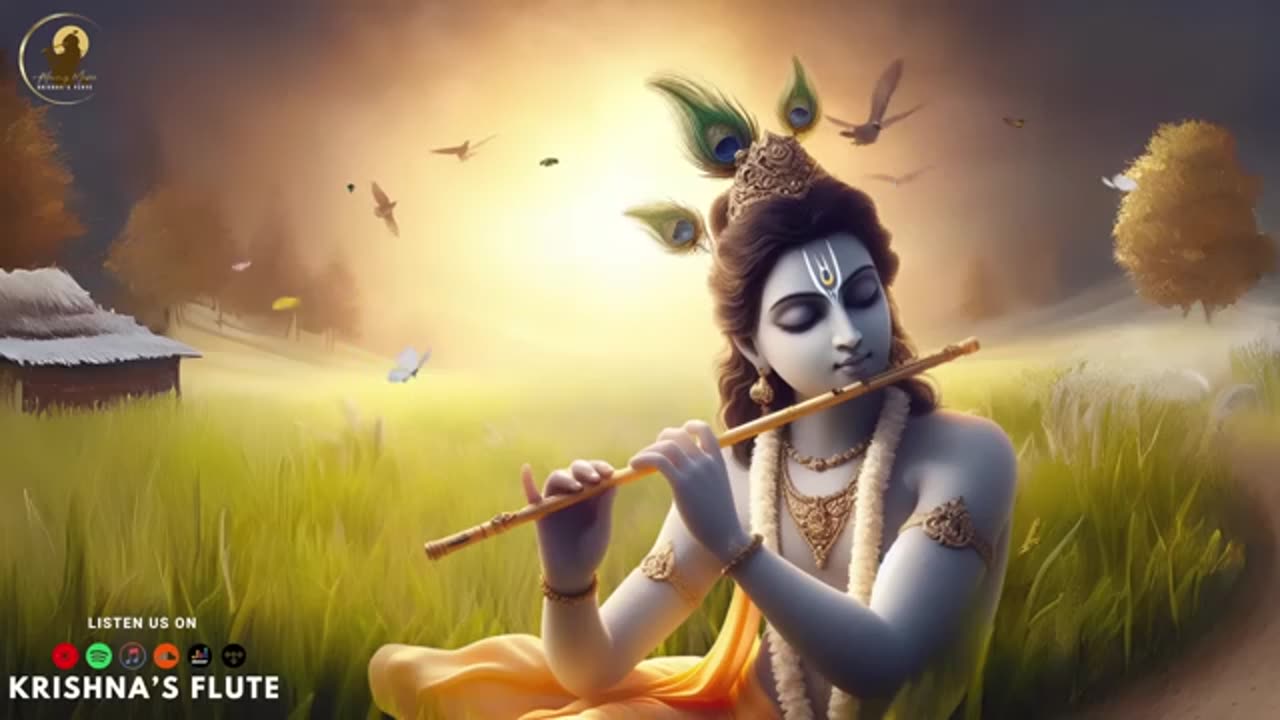 Krishna's Divine Flute Music | Soulful & Spiritual Melody