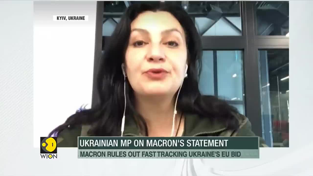 Emmanuel Macron rules out fast-tracking Ukraine's EU bid, Ukrainian MP speaks