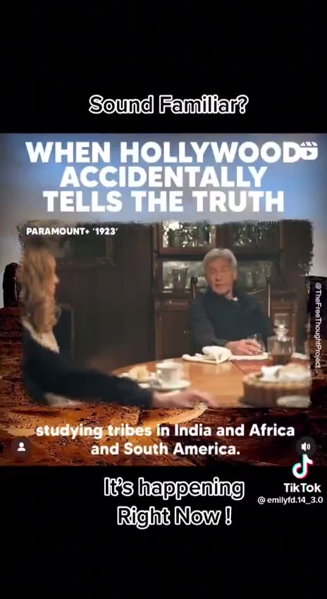 When Hollywood accidently tells the truth.