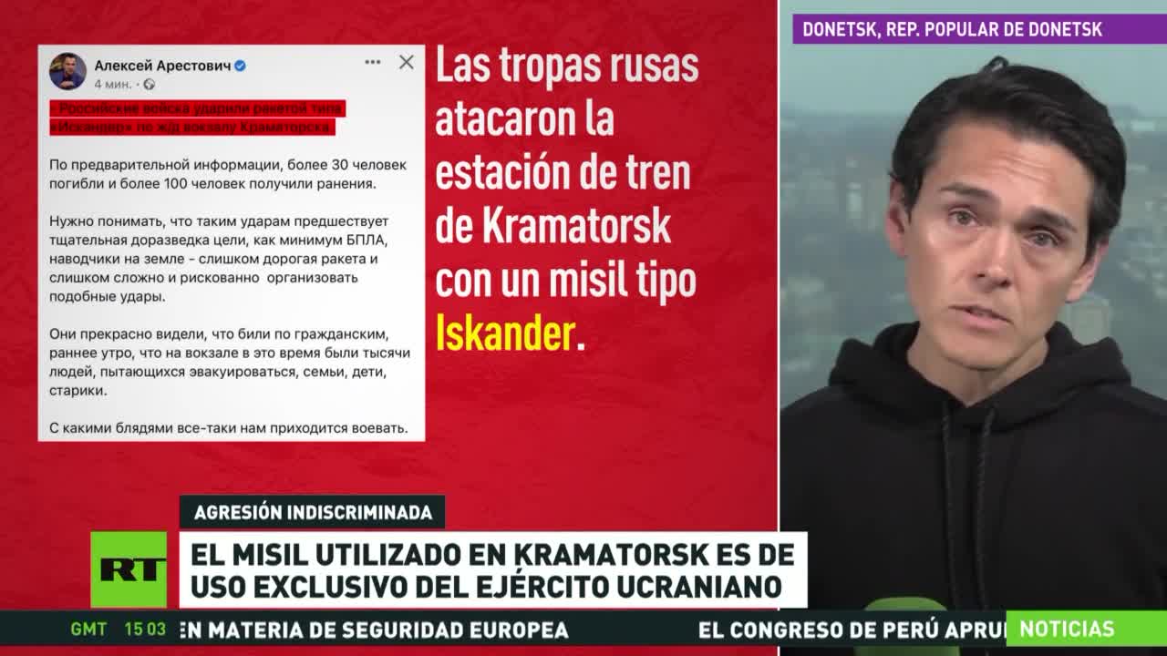 Cosa si sa dell'attacco missilistico dei nazisti ucraini a Kramatorsk che ha causato la morte di civili.La città è sotto il controllo dei nazisti dell'Ucraina quando l'evacuazione della popolazione civile era in corso