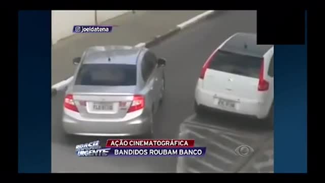Assaltante de banco roubo e fuga