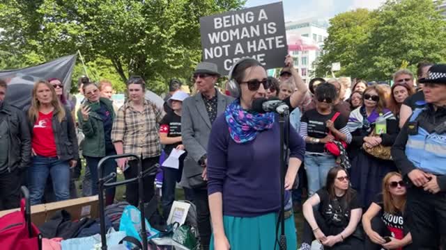 Exulansic's Speech at Brighton, UK "Let Women Speak" Rally