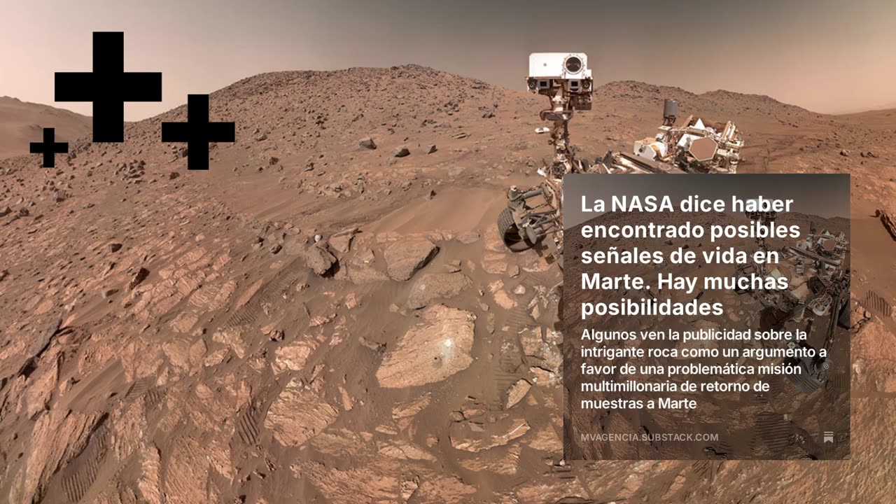 La NASA dice haber encontrado posibles señales de vida en Marte. Hay muchas posibilidades