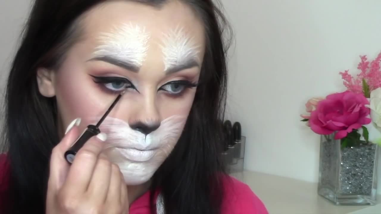 Easy cute bunny makeup tutorial