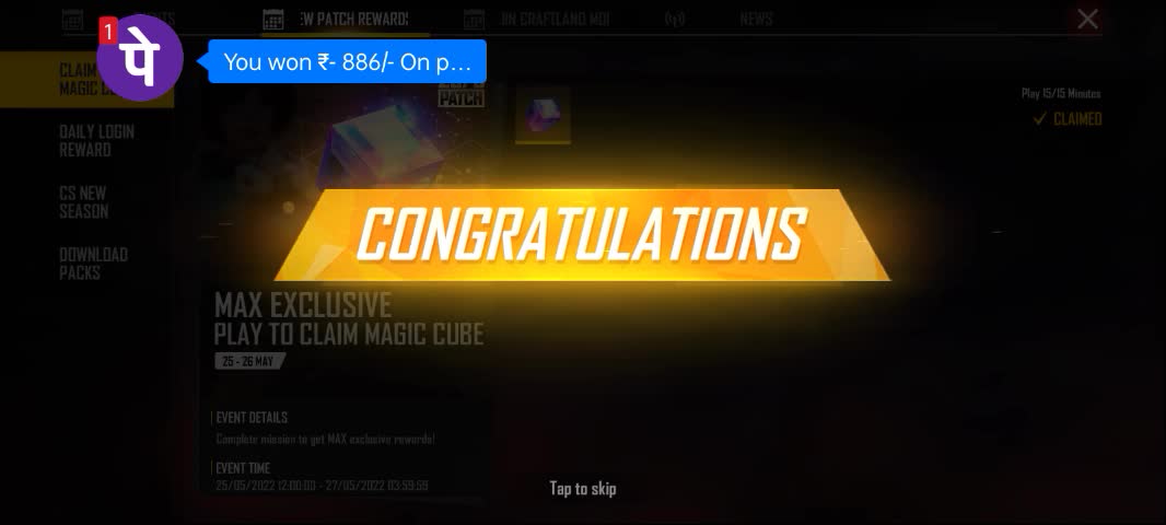 Free fire free magic cube