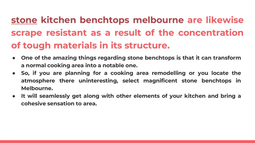 A closer look into the stone kitchen benchtops melbourne