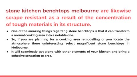 A closer look into the stone kitchen benchtops melbourne