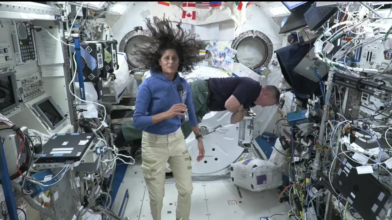 NASA’s Boeing Crew Flight Test Astronauts Talk with the National Space Council Representatives