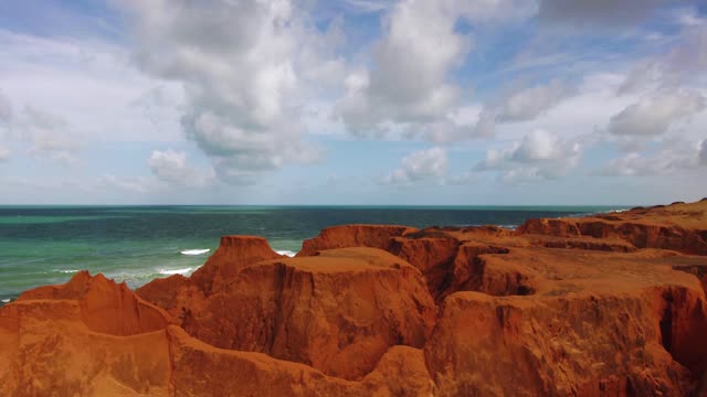 #4kuhd Horizon Of Sea From Yellow Rock...#shorts