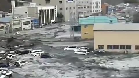 Tsunami in Japan, 2011.