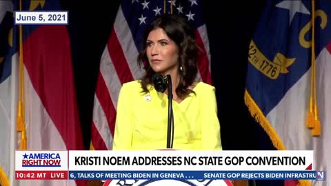 Gov. Kristi Noem - GOP State Convention - Greenville, N.C. - June 5, 2021