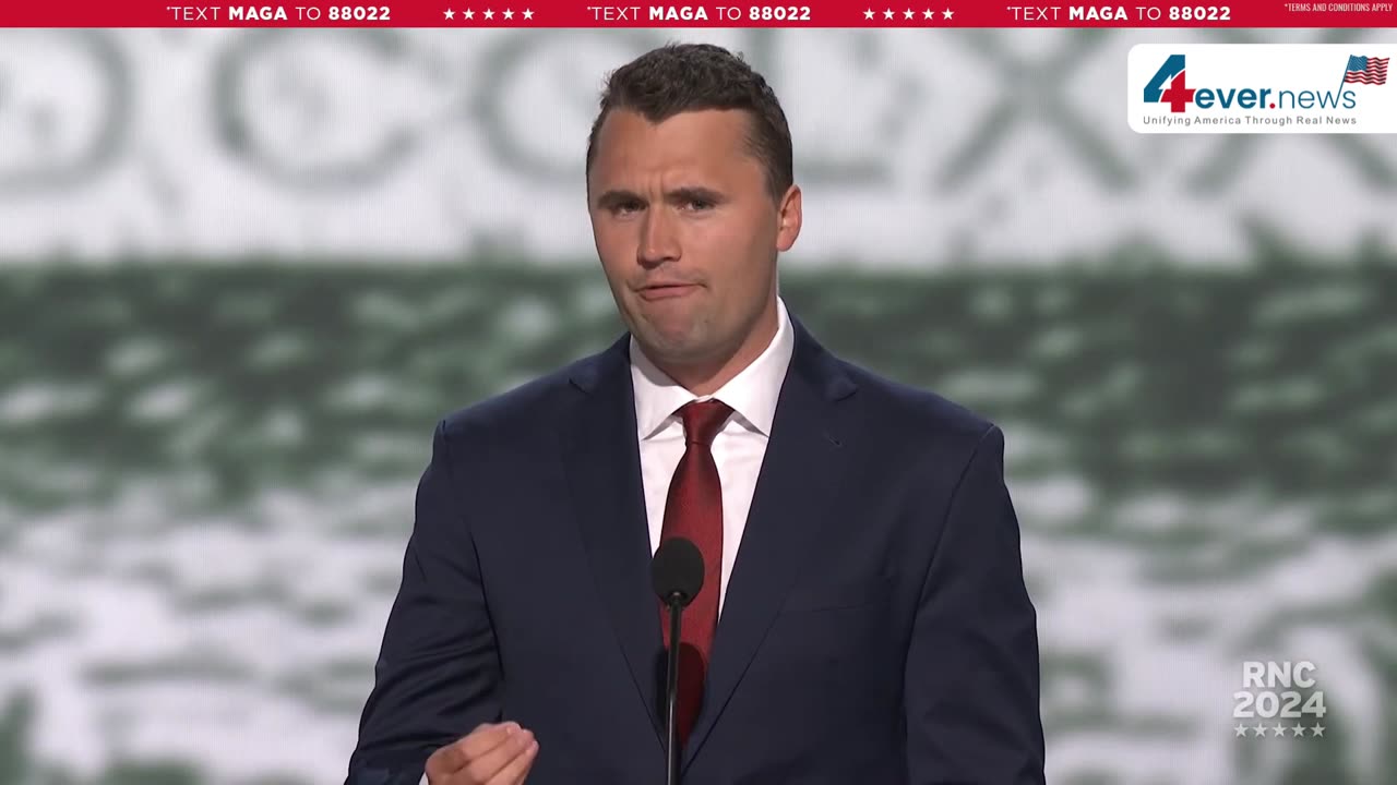 RNC 2024 🐘 CEO Charlie Kirk Full Speech