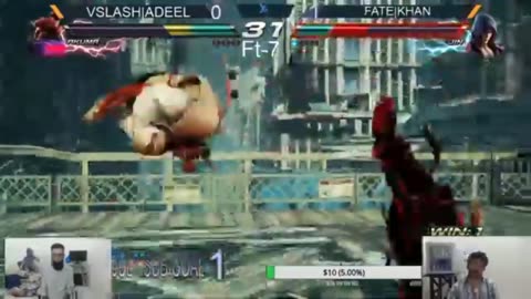 Tekken 7 Vslash Hafiz Adeel (Akuma) P1 Vs Fate Khan (Jin) | Match| P2 FT-7