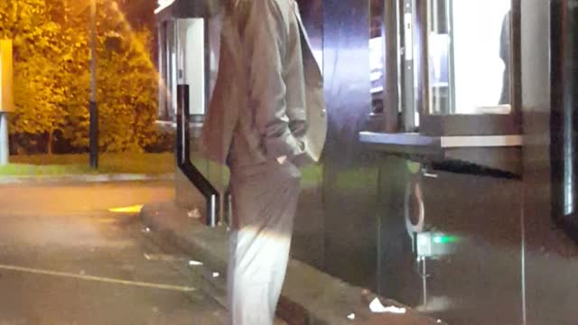 Drunk Man Walks Through Drive Thru