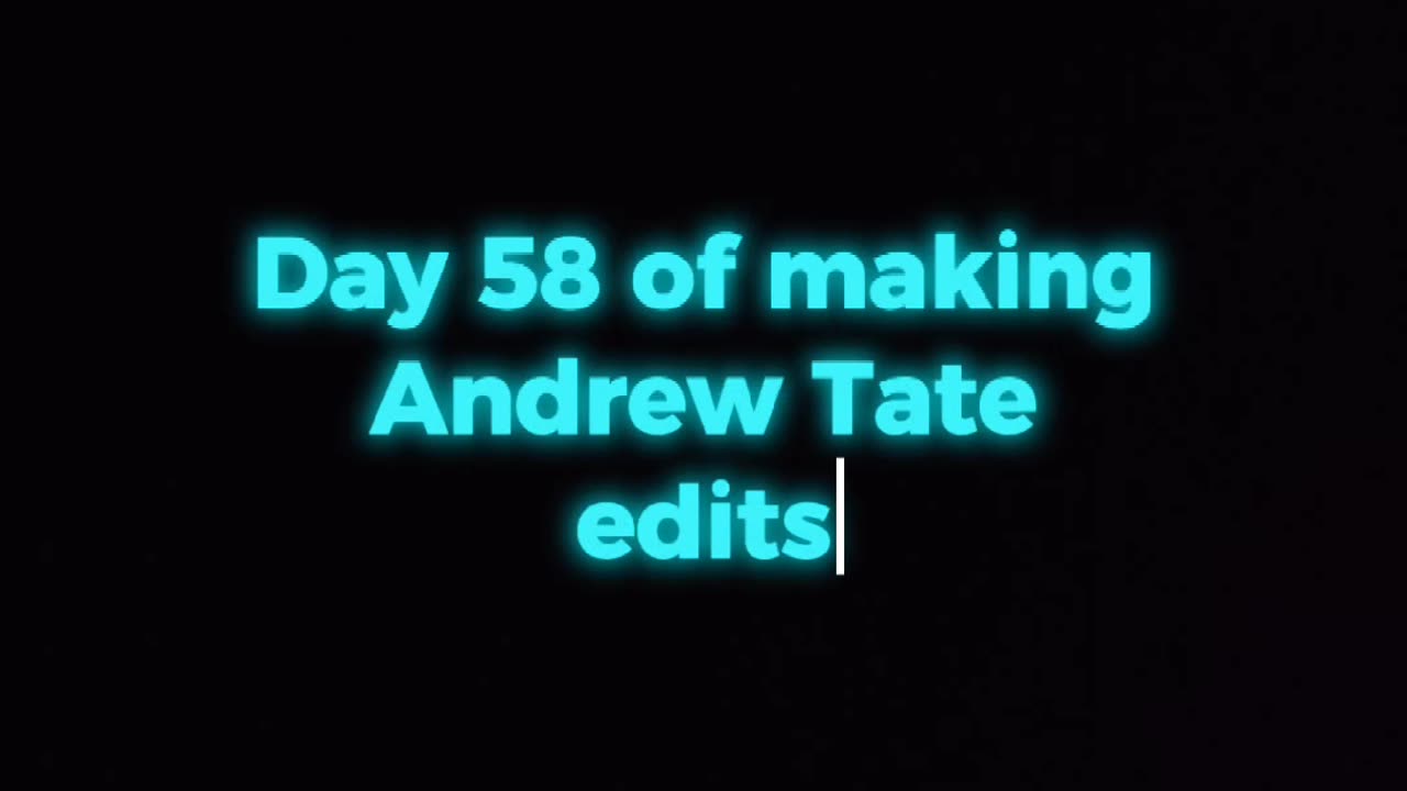 Day 58 of 75 hard challenge of making Andrew tate edits until he recognize ME. #tate #andrewtate