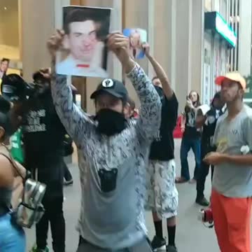 BLM VIDEO 1 burning flag and Fox Figures