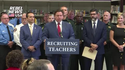 Ron DeSantis announces strategy to recruit servicemembers for school teaching positions