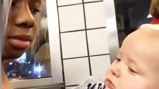 Wait for his reaction