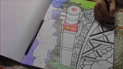 ASMR Coloring Train