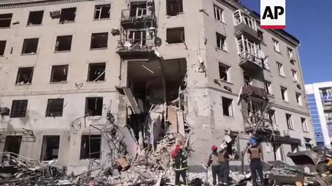 Breaking News:Aftermath of Russian bomb attack on Ukraine’s second largest city of Kharkiv