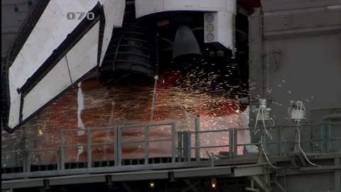Countdown Launching of a Spaceship