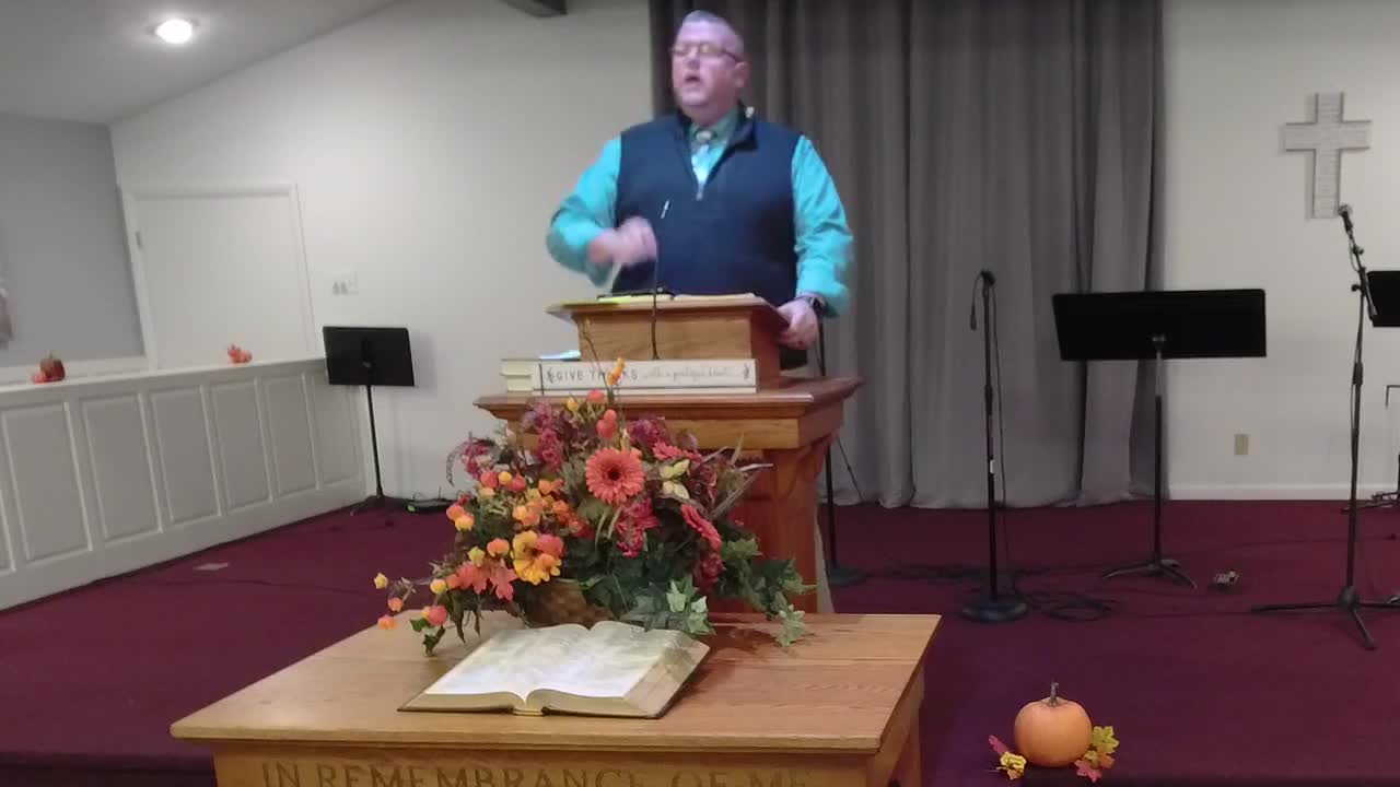 11-1-2021 - Jared Baker - revival meeting - Sermon Title: Remembering the Father's Steadfastness