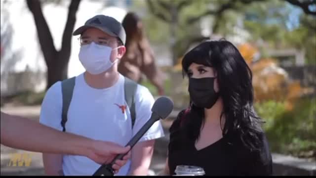 Interviews of People Wearing Masks OUTSIDE