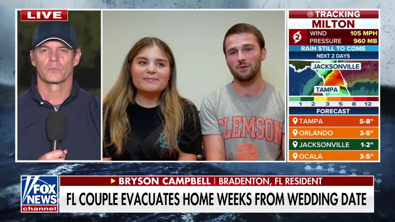 Florida couple who fled Milton ‘We’re hoping for the best’