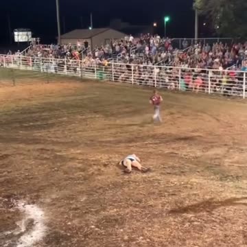 Bull crushes a woman's chest